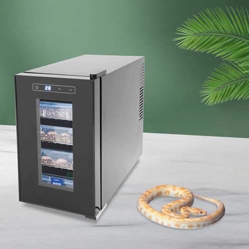 PERFERATE 23L Reptile Egg Incubator Digital Reptile Egg Incubator Scientific Hatcher Lab Incubator Temperature Control from 10-40°C for Snakes Wall Lizard and Turtles
