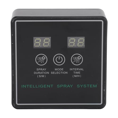 Reptile Misting System, Timer Mist Easy to Simulates Rainfall Automatic Misting System for Office (10m 3 Sprinkler Head)