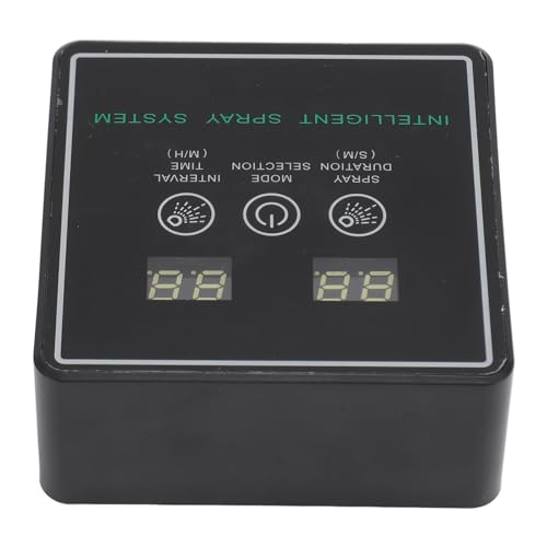 Reptile Misting System, Timer Mist Easy to Simulates Rainfall Automatic Misting System for Office (10m 4 Sprinkler Head)