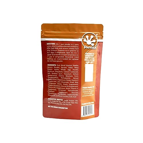 Pangea Gecko Diet Fruit & Apricot Bulk up Bundle - 16oz Fruit & Insects & 16oz Apricot