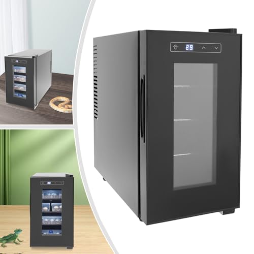 70W Reptile Egg Incubator, 110-127V Hatching Box Breeding Chamber Warming Brooder with LED Display & Precise Temperature Control Large Capacity for Turtles Lizards Snakes Oviparous Animals