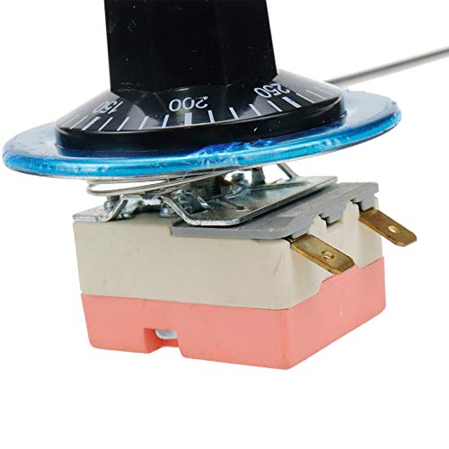 Capillary Thermostat Switch 50-300 Celsius Rotary Switch Temperature Controller - 2pcs - style: 50-300C
