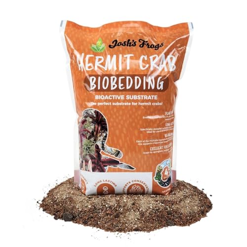 Josh's Frogs Hermit Crab BioBedding Bioactive Substrate (4 Quart (Sand Included)) - size: 4 Quart (Sand included)