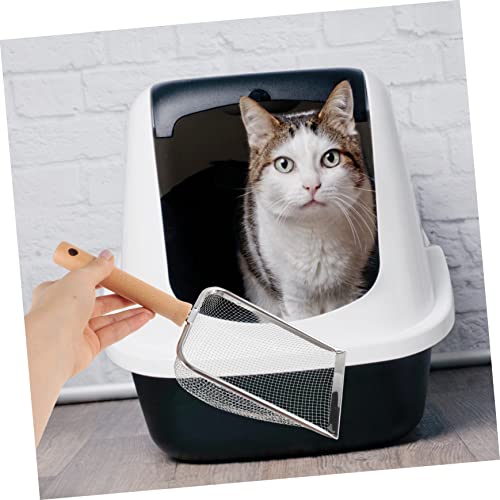 BESPORTBLE Pet Reptile Litter Scoop Shovel with Fine Mesh for Tortoises Lizards Snakes Hamsters Ergonomic Handle for Easy Cleaning of Reptile Waste