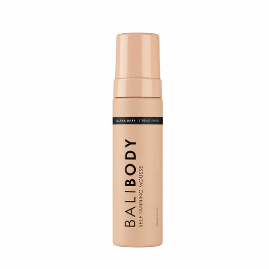 BALI BODY Self-Tanning Mousse - Ultra Dark, Natural Bronzed Shade, Streak-Free Green Based Tinted Self-Tanner, Vegan & Cruelty-F