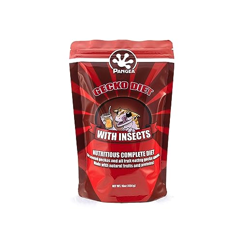 Pangea Gecko Diet Fruit & Apricot Bulk up Bundle - 16oz Fruit & Insects & 16oz Apricot