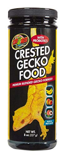 Zoo Med Crested Gecko Food - Tropical Fruit Flavor 8 oz (227 g) - Pack of 12