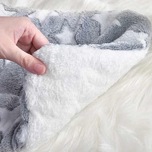 Small Animal Bed Mat, Soft & Warm, Suitable for Guinea Pig, Hamster, Rabbit, Rat and Bearded Dragon (X-Large(13.3''x9.4''), Mesh Grey) - color: Mesh Grey, size: X-Large(13.3''x9.4'')