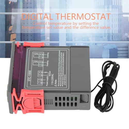 Digital Temperature Controller, Temp Sensor with Switch Mode -1000 110‑220V Refrigerator Thermostat for Efficient Temperature Control at Home and Workplaces.