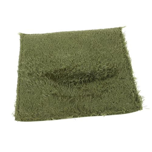 Supple Reptile Terrarium Carpet Mat for Lizards Tortoise Bedding Substrate Liner Moisture Retentive Breathable Reusable Pet Cage Mat for Desert and Tropical Habitats
