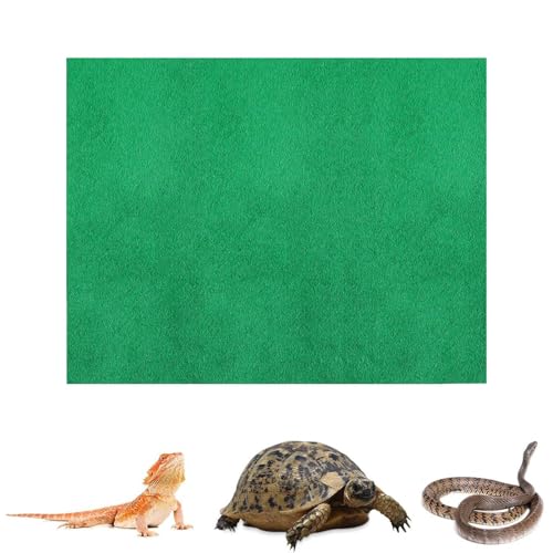 Reptile Carpet Cage Mat Terrarium Bedding Substrate Liner 7.44x7.56 inch for Bearded Dragon Lizards Gecko