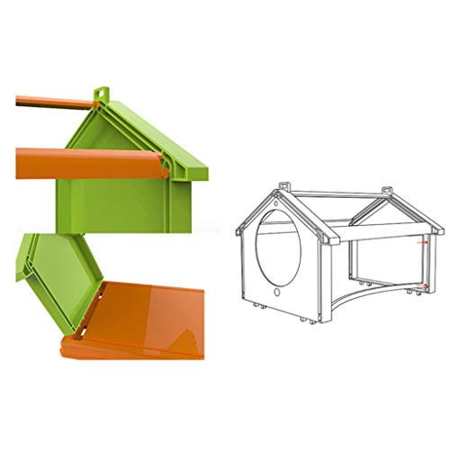 Insect Critter Keeper with Handle Easy to Observe Portable Plastic Reptile Terrarium for Bugs Lizards Frogs Insect Cage