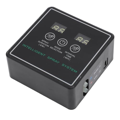 Reptile Misting System, Timer Mist Easy to Simulates Rainfall Automatic Misting System for Office (10m 3 Sprinkler Head)