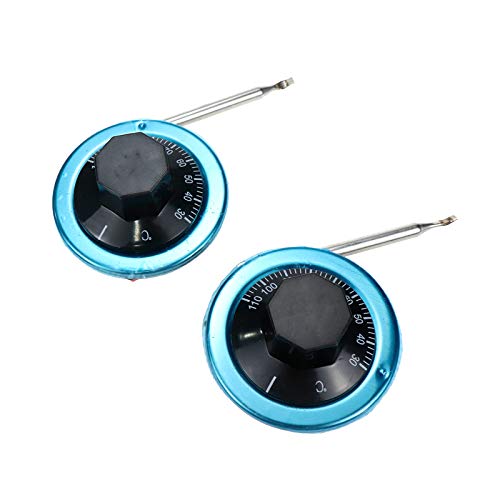 30-110 Celsius 125V/250VAC Adjustable Temperature Control Thermostat - Pack of 2 - style: 30-110C