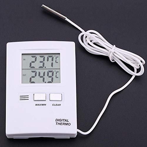 High Precision LCD Digital Indoor&Outdoor Thermometer Temperature Meter Tester Battery Powered