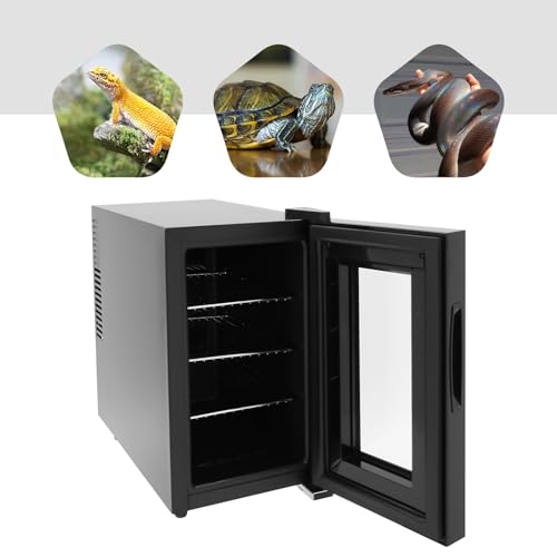 70W Reptile Egg Incubator, 110-127V Hatching Box Breeding Chamber Warming Brooder with LED Display & Precise Temperature Control Large Capacity for Turtles Lizards Snakes Oviparous Animals
