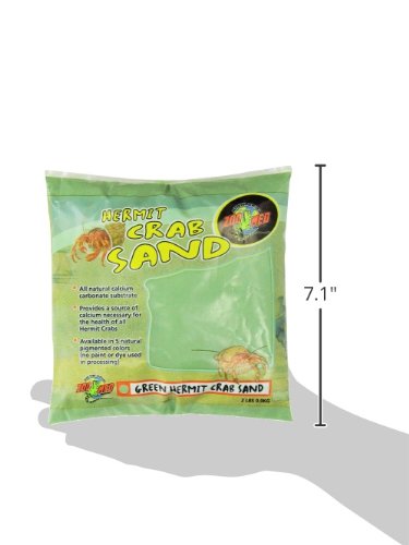 Zoo Med 24982 Hermit Crab, 2 lb, Sand Green