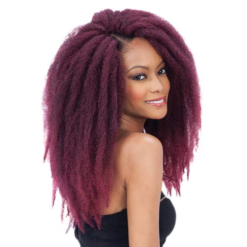Freetress Equal Synthetic Hair Braids Double Strand Style Cuban Twist Braid 16'' (6-Pack, T27/613)
