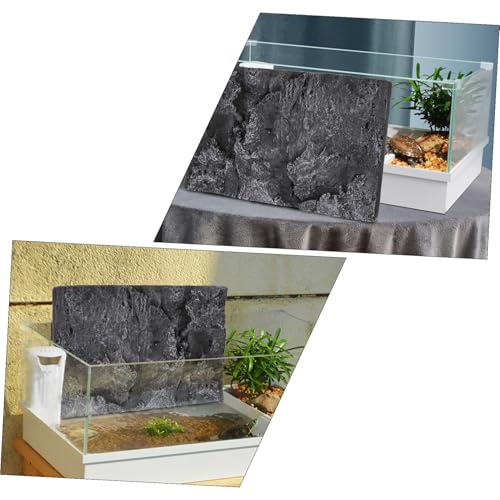 Ipetboom Reptile Box Decorative Panel 3D Aquarium Tank Accessory Lizard Tank Decorations
