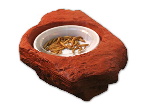 Small Worm Feeder Ledge Mojave Red - Magnetic Decor