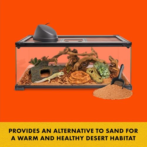 Zilla Desert Bedding, Substrate for Reptile Terrariums, Ideal for Bearded Dragons, Uromastyx, and More, 25 Quarts