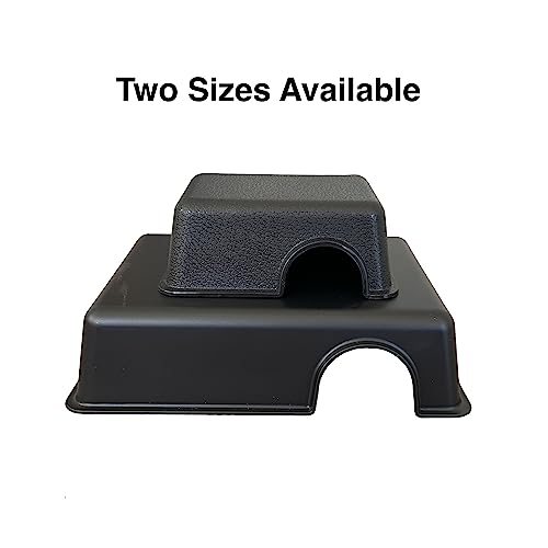Reptile Hide Box, Small Animal Hideout, Plastic Hide cave for Leopard Geckos, Small Snakes, Juvenile Ball Pythons, Lizards, hognose Snakes, cornsnakes (Large) - style: Large