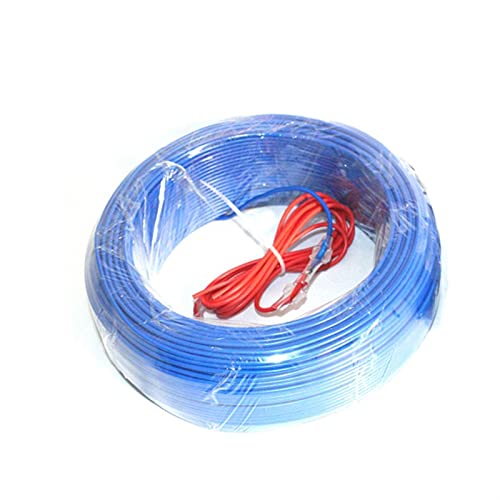 Pipe House Underfloor Heating Soil Air Hotline, Breeding Warming Wire, Greenhouse Plant Aquarium Heating Cable Soil Electronics (Color : 100m air Heat Cable) - color: 100m Air Heat Cable