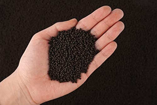 LANDEN THRIVA Natural Soil Substrate for Natural Planted Aquarium, Plant or Shrimp Stratum, Clay Gravel and Stable Porous Substrate for Freshwater Aquarium, Rainforest Black 5L(10lbs),Small Size - size: S-1mm-5L