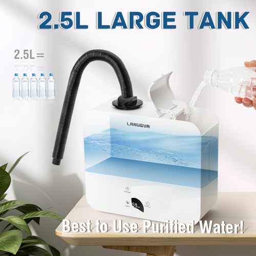 LANUEVA 2.5L Reptile Fogger + Reptile Misting System with Return Valve