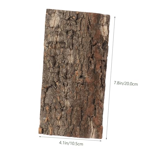 Ipetboom 6pcs Bark Decorative Background for Aquarium and Reptile Tanks Lifelike Terrarium Wall Decor for Bearded Dragons Frogs and Snakes