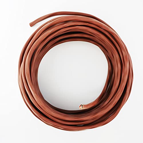 Thermostat Wire - Solid Copper 18 Gauge - CL2 - Power Circuit Cable(18/5Brown, 25ft) - color: 18/5Brown, size: 25ft