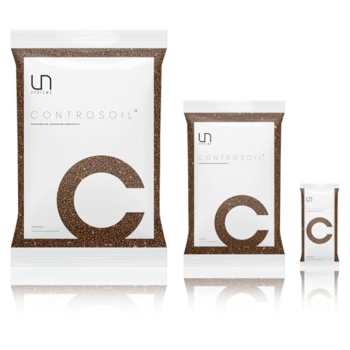 Ultum Nature Systems Controsoil - Freshwater Aqua Soil Substrate for Fish, Shrimp, Live Plant Propagation and Aquascaping - 6.8pH Low Ammonia, Volcanic Ash - Brown, Extra Fine (1 Liter) - color: Brown - Extra Fine, size: 1 Liter (0.9 kg)
