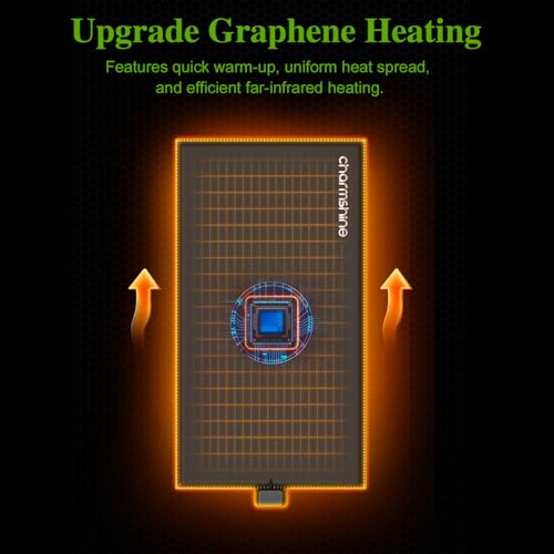 6 by 8-inch 7W Reptile Heating Pad Graphene with Temperature Control Reptile Tank Heat Pad Terrarium Under Tank Heater Mat for Snake Lizard Hermit Crab Reptiles Turtle Thermostat - size: 6"x8" 7W