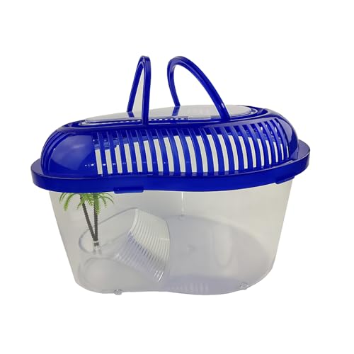 OMEM Portable Reptile House Terrarium Habitat Clear and Breathable (Small) - size: Small