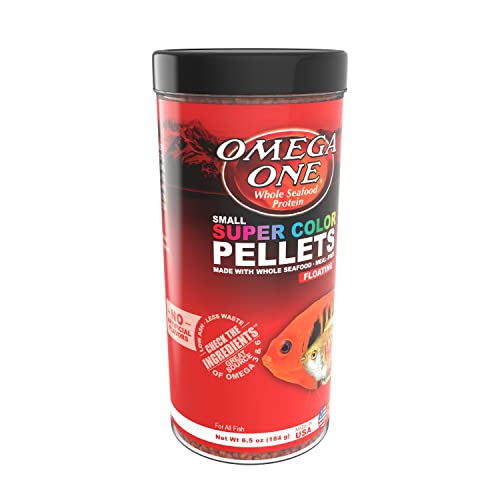 Omega One Super Color Floating Pellets, 3mm Pellets, 6.5 oz - size: 1 Count (Pack of 1)