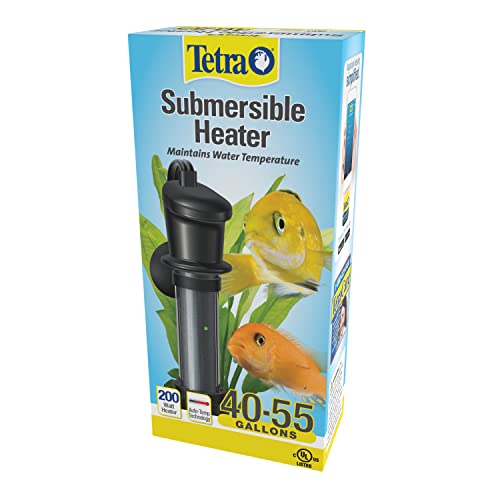 Tetra Submersible Heater with Electronic Thermostat, 200-Watt (Pack of 2) - size: 40-55 Gallon (Pack of 2)