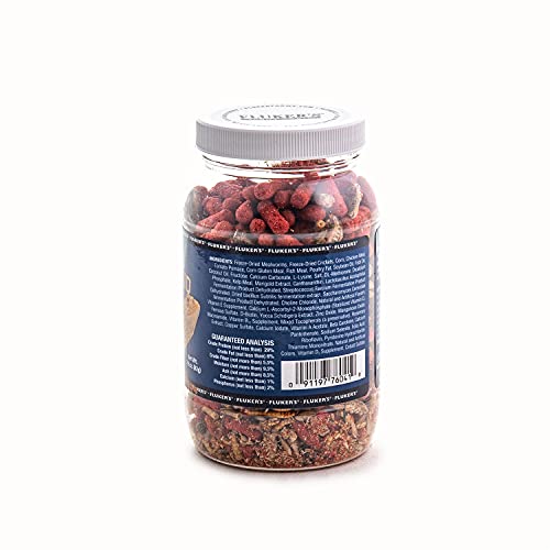 Fluker's Buffet Blend Adult Bearded Dragon Diet, Mealworms, Crickets and Pellets, 2.9 oz - size: 2.9 Ounce (Pack of 1)