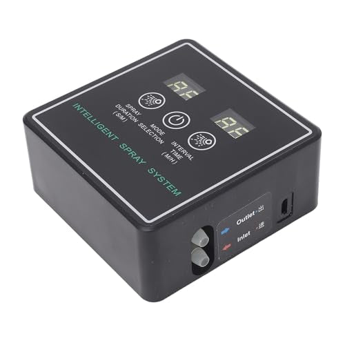 Reptile Fogger Smart Spray System Automatic Timing Humidifier 360 Degree Adjustable Misting Nozzles Mister for Terrarium