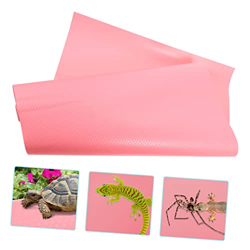 Mikikit Reptile Carpet for Bearded Dragon Gecko Snake Terrarium Liner Mat Non-Slip Substrate Bedding for Reptile Tanks for Lizards and Turtles 2ft x