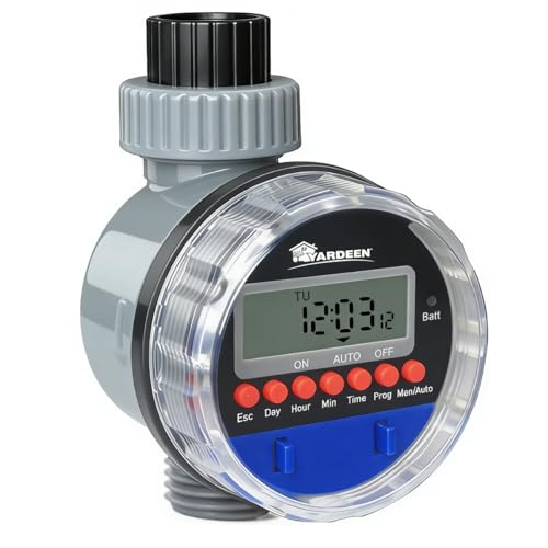 Electronic Water Timer Garden Irrigation Controller Digital Intelligence Watering System LCD Waterproof, No Water Pressure Required - style: 1 Outlet Electronic Timer