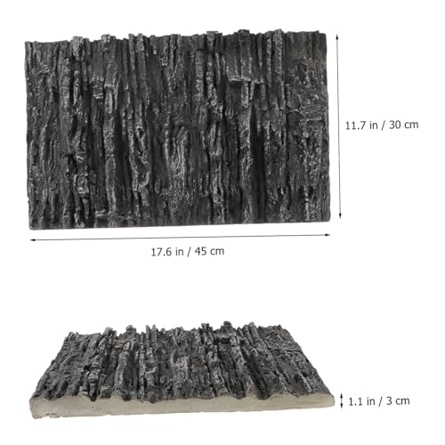 Fish Tank Background Board 3D Reptile Tank Decor Terrarium Decorative Panel