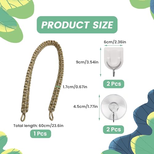 Snake Climbing Rope, Snakes Enrichment Toys, Ball Python Tank Accessories, Snake Enclosure Decor for Ball Python Corn Snake Reptile