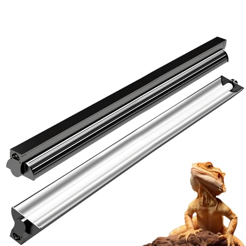 39W T5 10.0 UVB Reptile Light Fixture – 34” Linear UVA/UVB Lamp with High Output for Bearded Dragons, Tortoises & Lizards, Perfect for Desert & Tropical Terrariums - size: 39W-34 Inch-T5 Fixture
