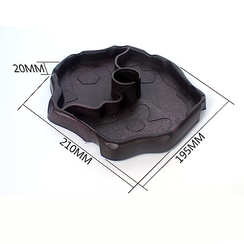 Turtle Drinker Reptile Water Bowl 2 in 1 Automatic Reptile Feeder Water Dispenser Tortoise Water Dish Automatic Water Reservoir Feeder for Reptile Turtle Food Dish - color: Brown