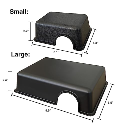 Reptile Hide Cave - Small Multipack (7X), Plastic Hideouts for Leopard Geckos, Snakes, Lizards & More - style: Small (7ct)