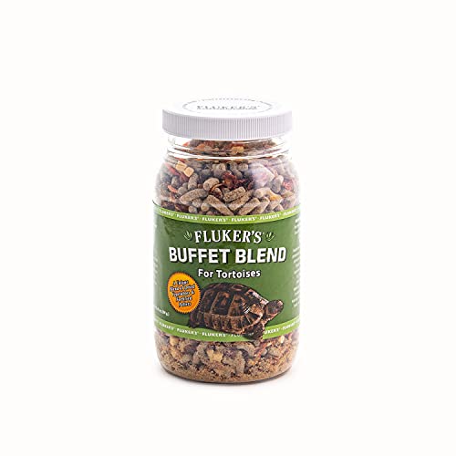 Fluker's Buffet Blend Tortoise Diet, Veggies with Fortified Pellets, 6.75 oz