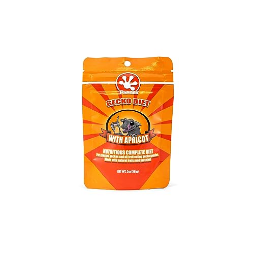 Pangea Gecko Diet Papaya & Apricot Bundle - 2oz Papaya Fruit Mix and Apricot Fruit Mix