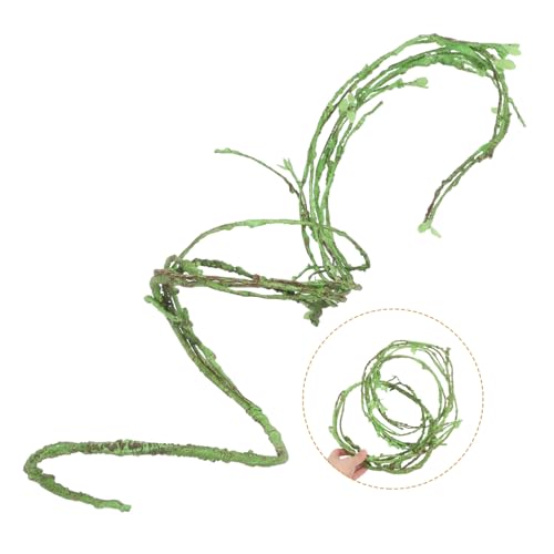 Toddmomy Decorative Reptile Vine Flexible Artificial Plant for Terrariums and Reptile Tanks Climbing Accessory for Lizards Geckos and Chameleons and Stylish Home Decor