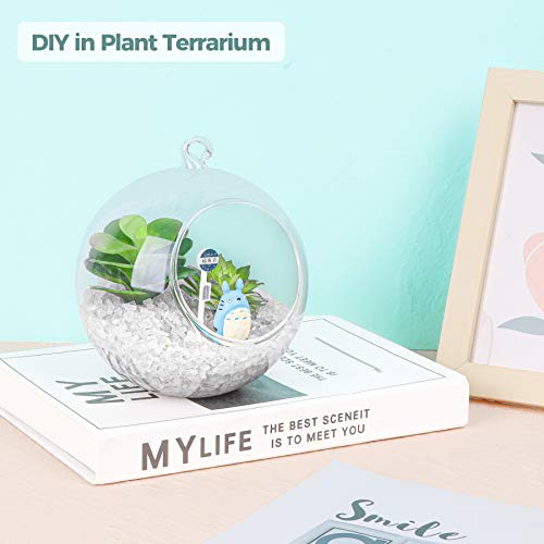 T4U Tumbled Chips Stones Crushed Crystal Quartz 1 LB, Irregular Shaped Gravels Pebbles Healing Stones, DIY Smoothed Rocks for Potted Plant,Resin Art,Vase Fillers Aquarium Gravel Rocks (Clear) - color: #3 - Clear, size: 1 LB
