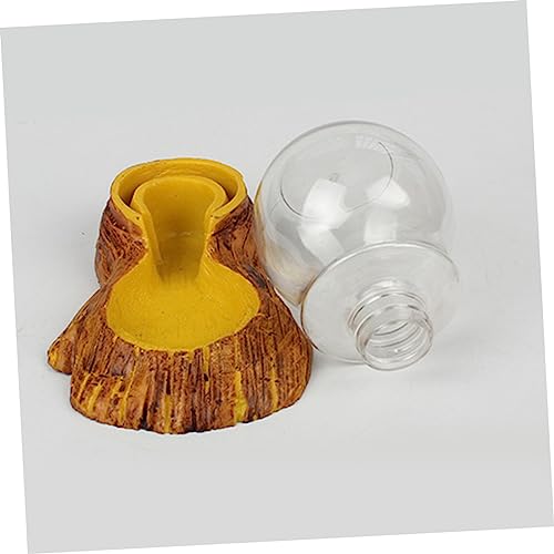 DECHOUS Amphibians Reptile Automatic Water Feeder Smooth Surface Drinking Fountain for Tortoise Lizard Other Reptiles Easy Clean Resistant Durable Design
